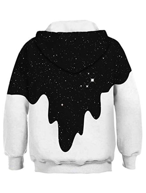 HaniLav Unisex Boy Girl 3D Print Graphic Sweatshirts Pullover Kids Hoodies 6-16Y