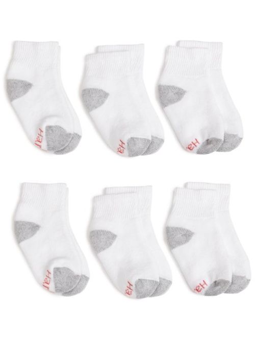 Hanes Ultimate Boys' 6-Pack Ankle Socks