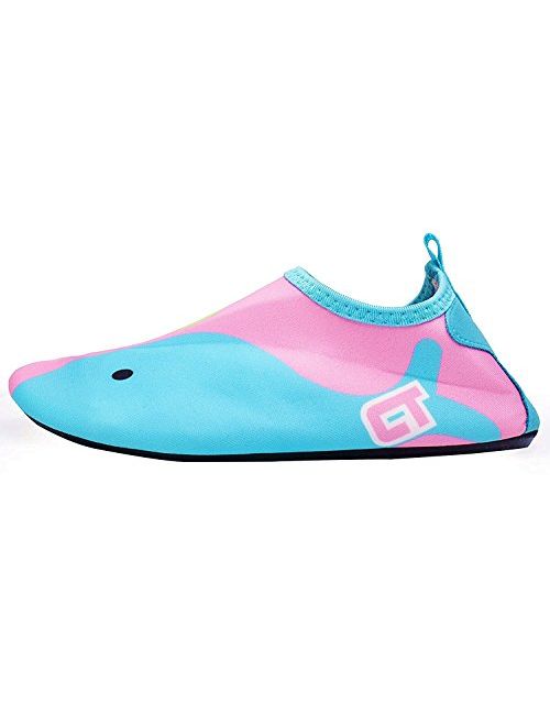 Vivay Kids Water Shoes Girls Boys Toddler Quick Dry Anti Slip Aqua Socks for Beach Outdoor Sports