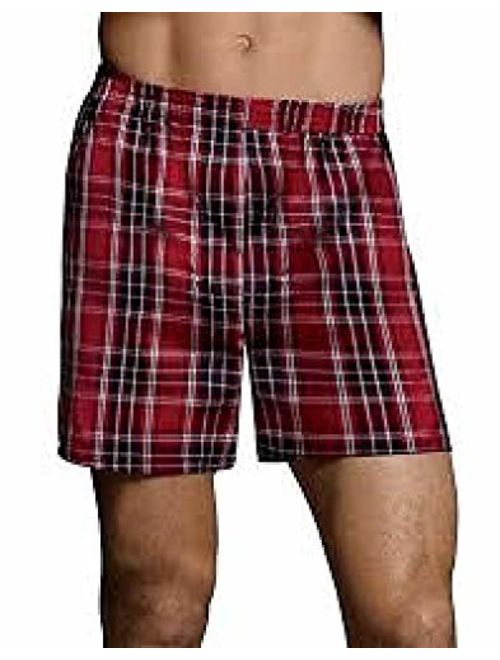 Hanes Toddler Boys Assorted Plaid Boxers - 4 Pack - TB85T4