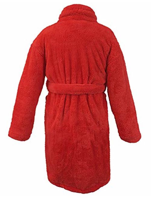 BC BARE COTTON Bare Cotton Kids Microfiber Fleece Shawl Robe - Girls