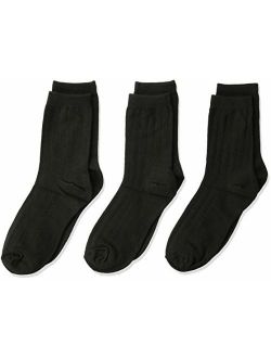 Jefferies Socks Little Boys' Ribbed Crew Sock Three-Pack