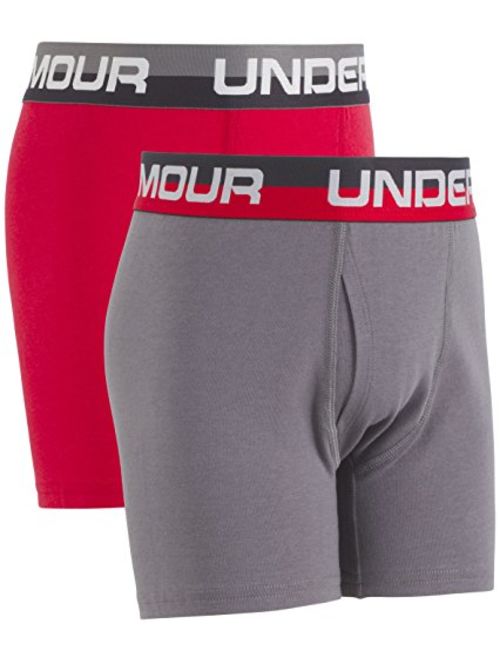 Under Armour Boys' Big Charged Cotton Stretch Boxer Jock