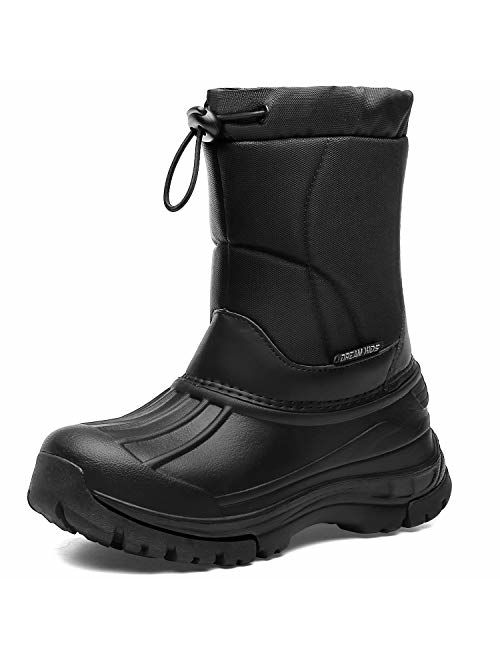 Kids Snow BootsBoys & GirlsWinterBoots Lightweight Waterproof Cold Weather Outdoor Boots (Toddler/Little Kid/Big Kid)