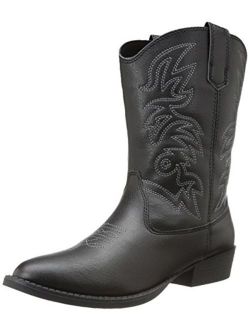 Ranch Unisex Pull On Western Cowboy Fashion Comfort Boot (Little Kid/Big Kid)
