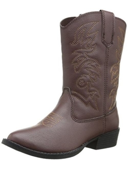 Ranch Unisex Pull On Western Cowboy Fashion Comfort Boot (Little Kid/Big Kid)