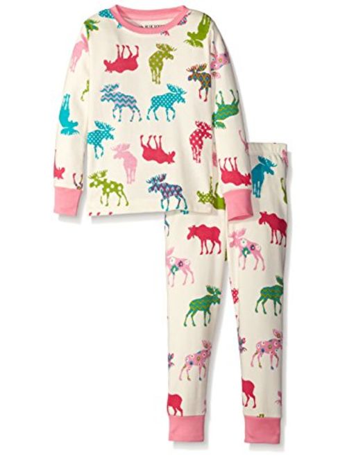 Little Blue House by Hatley Girls' Long Sleeve Printed Pajama Sets