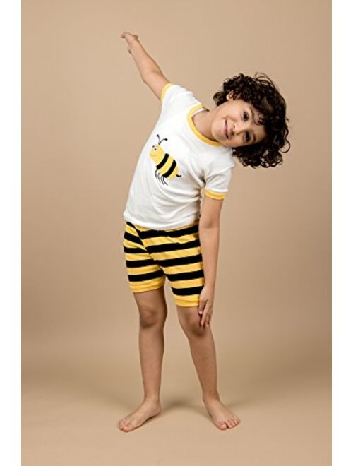 Leveret Kids & Toddler Pajamas Boys Shorts 2 Piece Pjs Set 100% Cotton Sleepwear (2-10 Years)