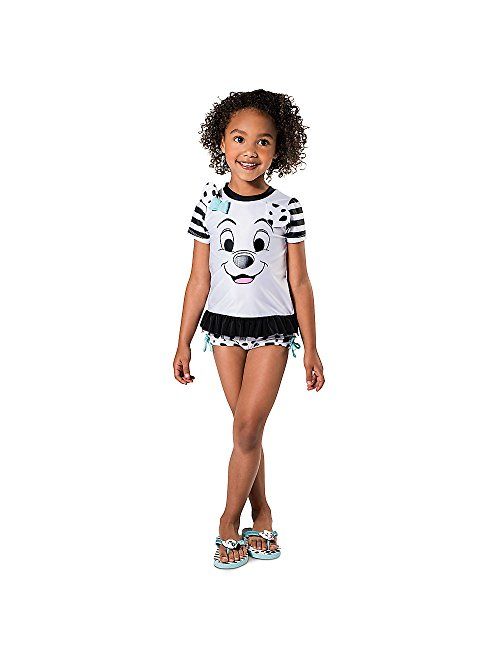 Disney 101 Dalmatians Rash Guard Set for Girls White