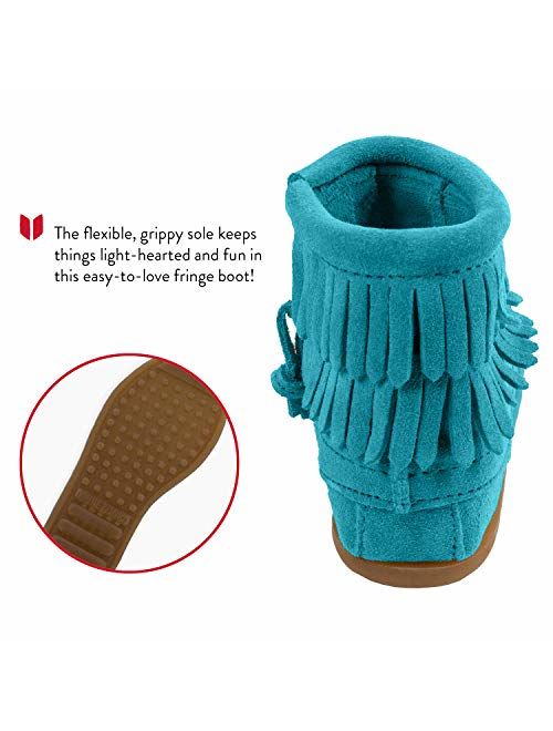 Minnetonka Double Fringe Bootie (Infant/Toddler)