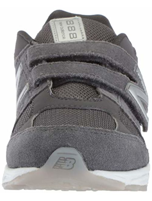 New Balance unisex-child 888v1 Hook and Loop Running Shoe