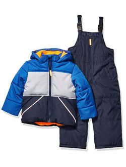 Boys' Ski Jacket and Snowbib Snowsuit Set