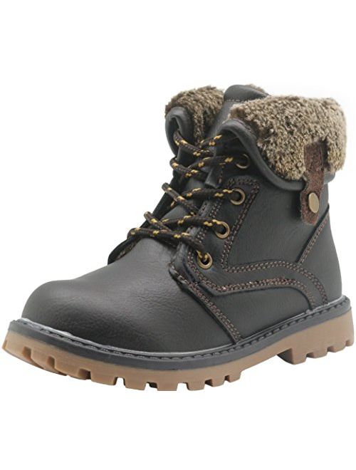 Apakowa New Boy's Winter Martin Snow Boots (Toddler/Little Kid)