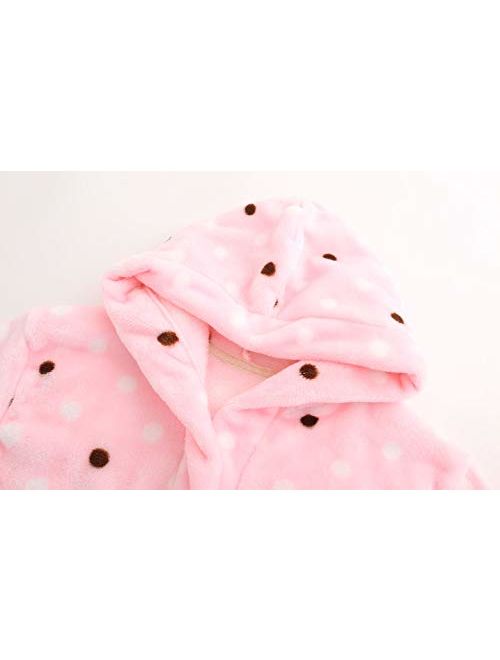 Boys Girls Hooded Bathrobe Sleepwear Gift Selections for Kids