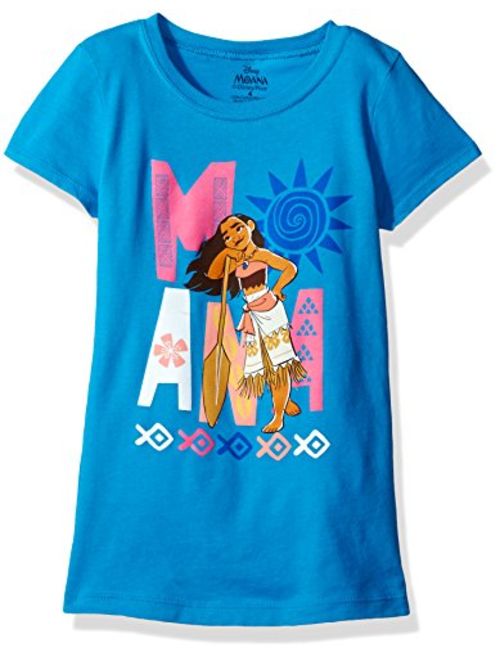 Disney Girls' Moana Short-Sleeved T-Shirt