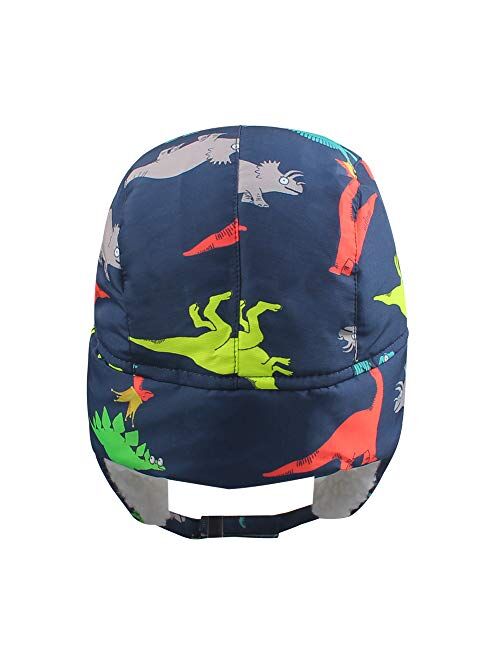 BAVST Winter Trapper Hat for Boys Girls Waterproof Warm Baby Toddler Ushanka Fleece Beanie Hats for 6M-6T