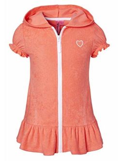 Beach Coverups for Girls Swimsuit Cover Up Cotton Terry Hood Swim Robe Swimwear