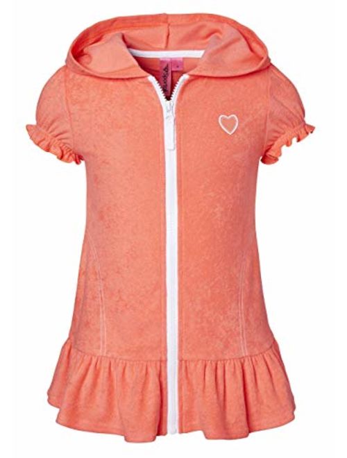 Beach Coverups for Girls Swimsuit Cover Up Cotton Terry Hood Swim Robe Swimwear