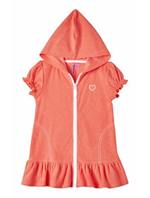 Beach Coverups for Girls Swimsuit Cover Up Cotton Terry Hood Swim Robe Swimwear