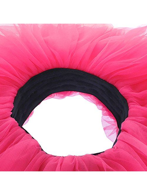 My Lello Big Girls 10-Layer Short Ballet Tulle Tutu Skirt (4T-10yr)