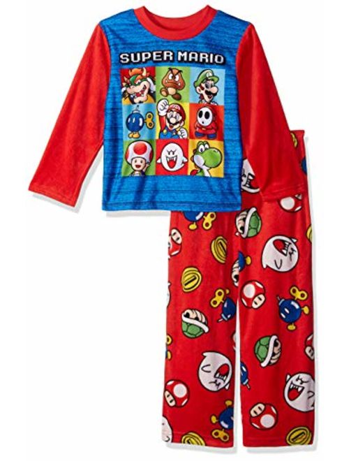 Nintendo Boy's Super Mario 2-Piece Pajama Set