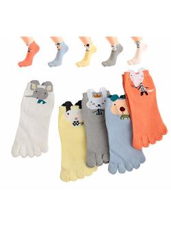 TESOON Panda Pattern Cotton Toe Socks Kids-Children 3-12 Years