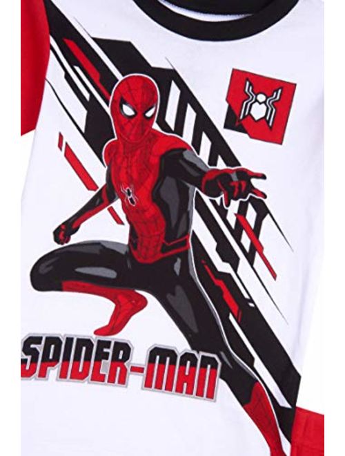 Marvel Boys' Spiderman 4-Piece Cotton Pajama Set