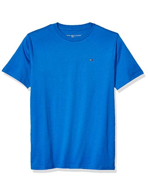 Tommy Hilfiger Boys' Short Sleeve Solid Crew-Neck T-Shirt