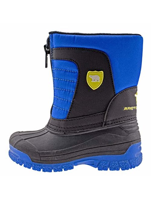 ArcticShield Kids Waterproof Insulated Warm Comfortable Durable Easy On/Off Winter Snow Boots (Toddler/Little Kids/Big Kids)