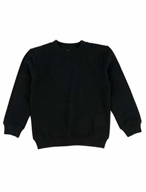 Leveret Kids & Toddler Sweatshirt Boys Girls Long Sleeve Shirt Variety of Colors (Size 2-14 Years)