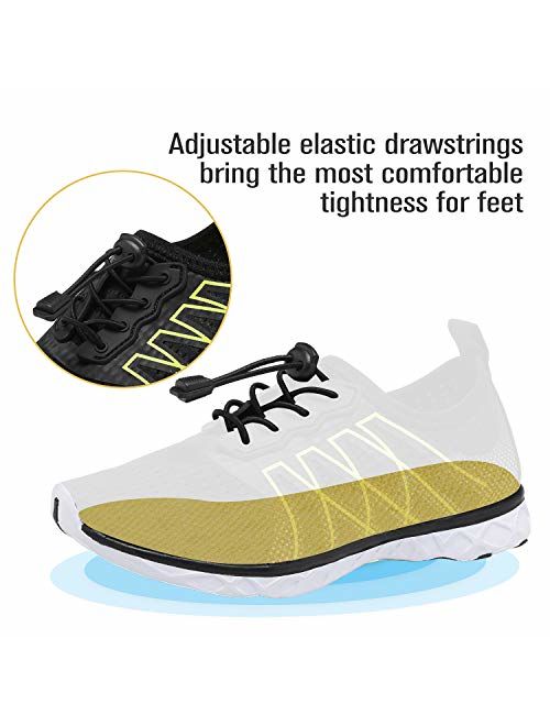 EQUICK Kids Water Shoes Boys & Girls Kids Aqua Shoes Swim Shoes Athletic Sneakers Lightweight Sport Shoes (Toddler/Little Kid/Big Kid)