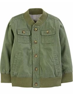 Baby and Toddler Boys' Twill Button up Jacket
