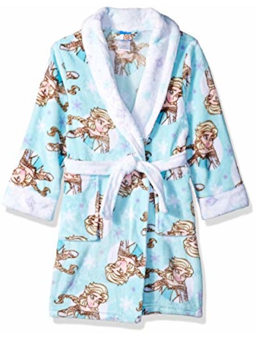 Disney Girls' Frozen Elsa Luxe Plush Robe