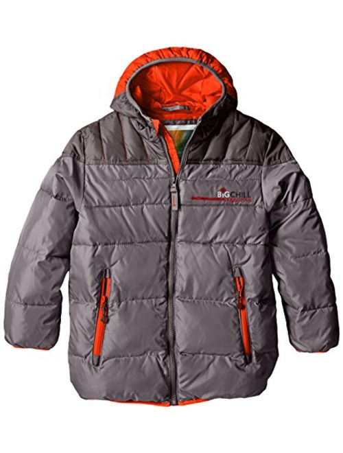 Big Chill Boys' Puffer Jacket with Down Fill