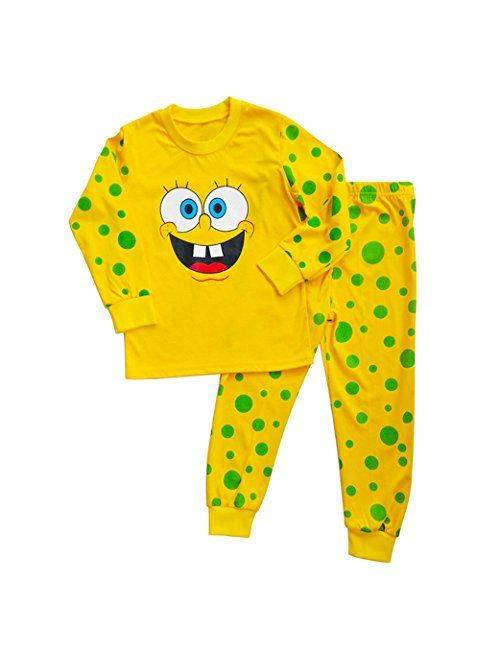 Boys Fall/Winter Spongebob Squarepants Nightgown Sleep Pants Pajama Sets