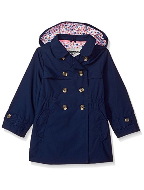 OshKosh B'Gosh Girls' Hooded Trench Coat