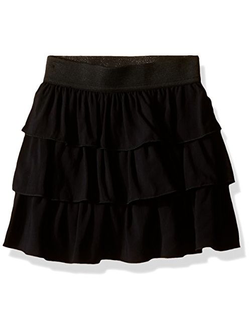 Amy Byer Girls' Pull-On Tiered Skirt for School or Play