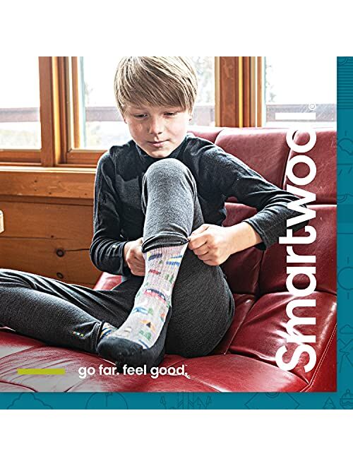 Smartwool Kids Over-the-Calf Socks - OTC Wintersport Neo Native Socks, Lightly Cushioned Merino Wool Performance Socks