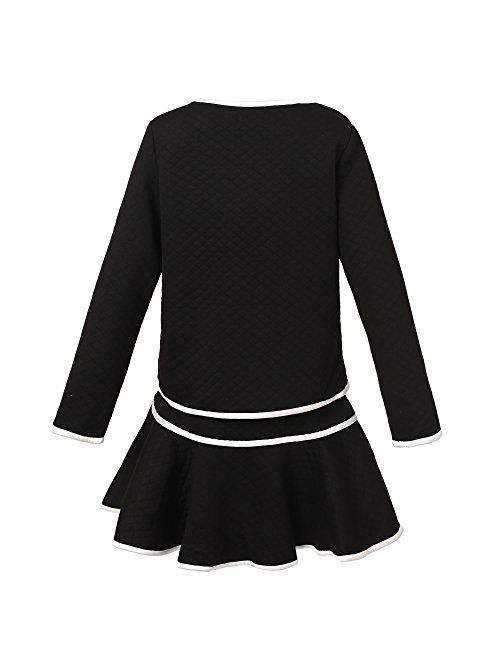 Richie House Girls' Elegant Knit Suit with Skirt Size 2-10 Rh1963