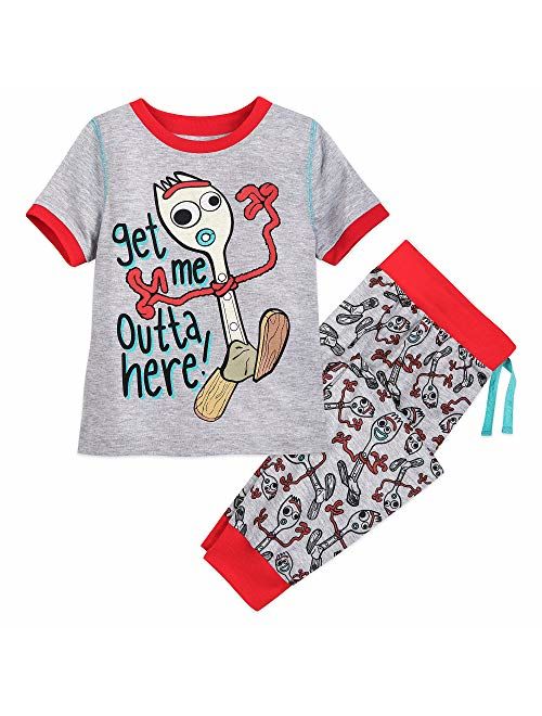 Disney Forky Pajama Set for Boys - Toy Story 4 Size Multi