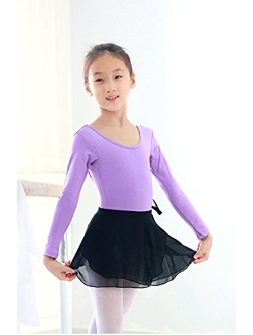 Limiles Girls Chiffon Wrap Ballet Skirt Dance Skate Over Scarf S M L Size
