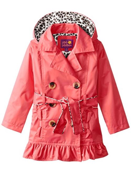 Pink Platinum Girls' Double Leopard Jacket