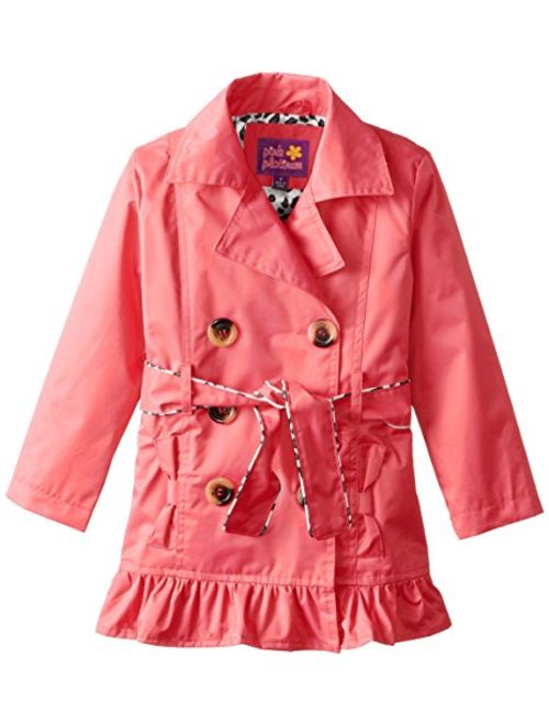 Pink Platinum Girls' Double Leopard Jacket