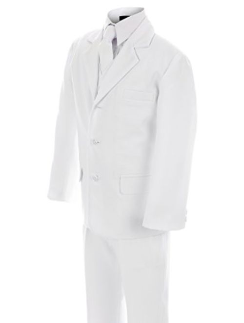 Gino Giovanni First Communion and Wedding Suit Set White for Boys