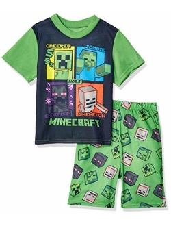 Minecraft Boys' 2-Piece Pajama Set