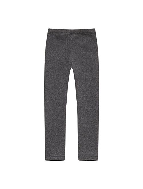 Richie House Girls' Winter Pants with Faux Leather Rh1438