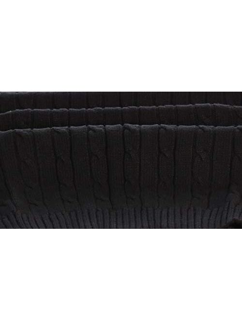 Gioberti Boy's 100% Cotton Soft V-Neck Cable Knit Sweater Vest