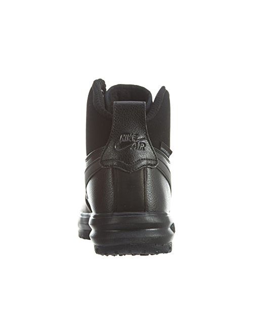 NIKE Kid's Lunar Force 1 Sneaker Boot, Black/Metallic Silver