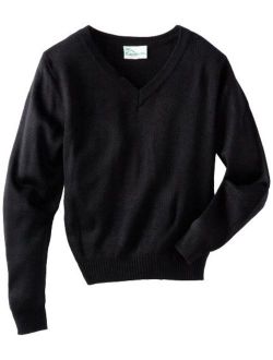 CLASSROOM Boys' Uniform Long Sleeve V-Neck Sweater