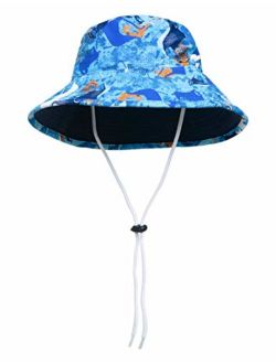 SunBusters Boys Reversible Bucket Hat, UPF 50  Sun Protection Sun Hat